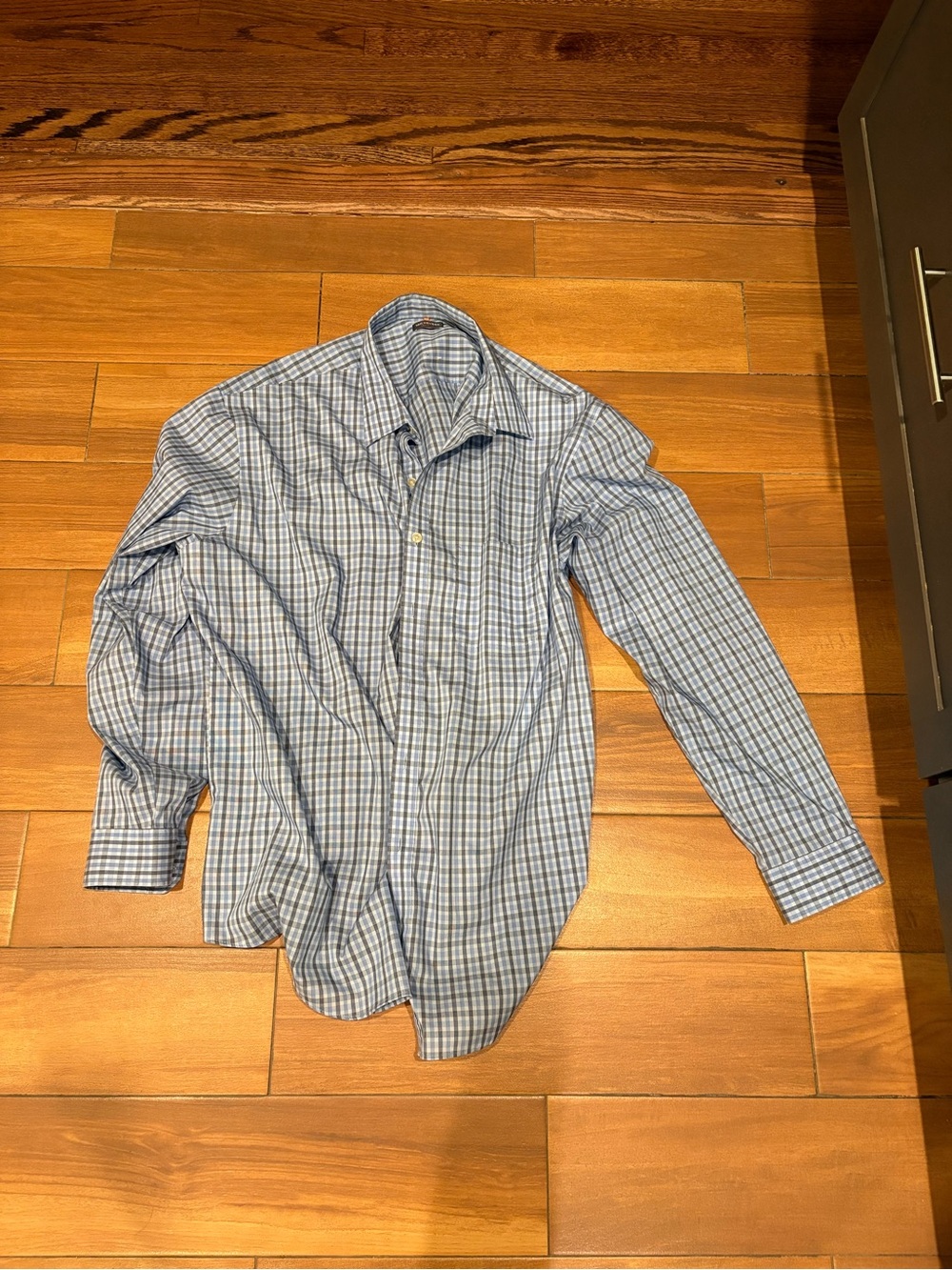 Van Heusen Blue and White Dress Shirts 2 pack